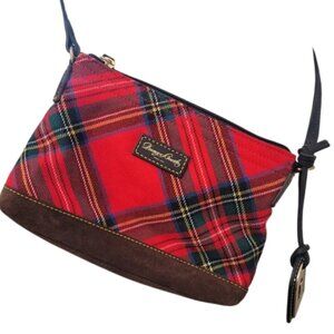 Dooney & Bourke Red Plaid Crossbody Bag